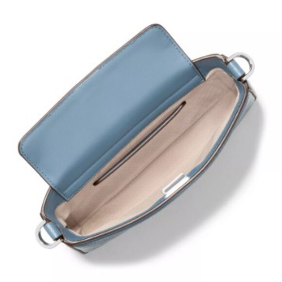 NWT MICHAEL KORS Small Bryant Convertible Pouchette Crossbody Bag - Picture 3 of 14